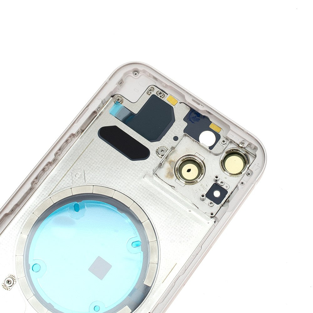 Rear Housing for iPhone 13 (NO LOGO)-White Rear Housing for iPhone 13 (NO LOGO)-White